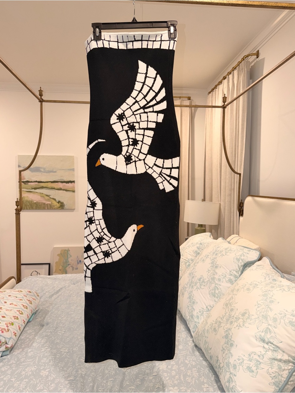 Celandine bird dress from Anthropologie
